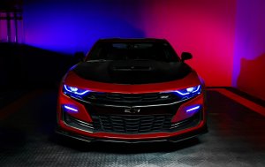 Chevrolet Camaro Headlight Upgrade Kit - ORACLE Lighting - ColorSHIFT with RGBW+A Chips - `19-`21 Chevrolet Camaro Headlight Upgrade Kit - ORACLE Lighting - ColorSHIFT with RGBW+A Chips - `19-`21